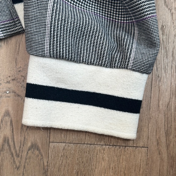 Who What Wear Gray Plaid Bomber Jacket Size 1X - Picture 9 of 14